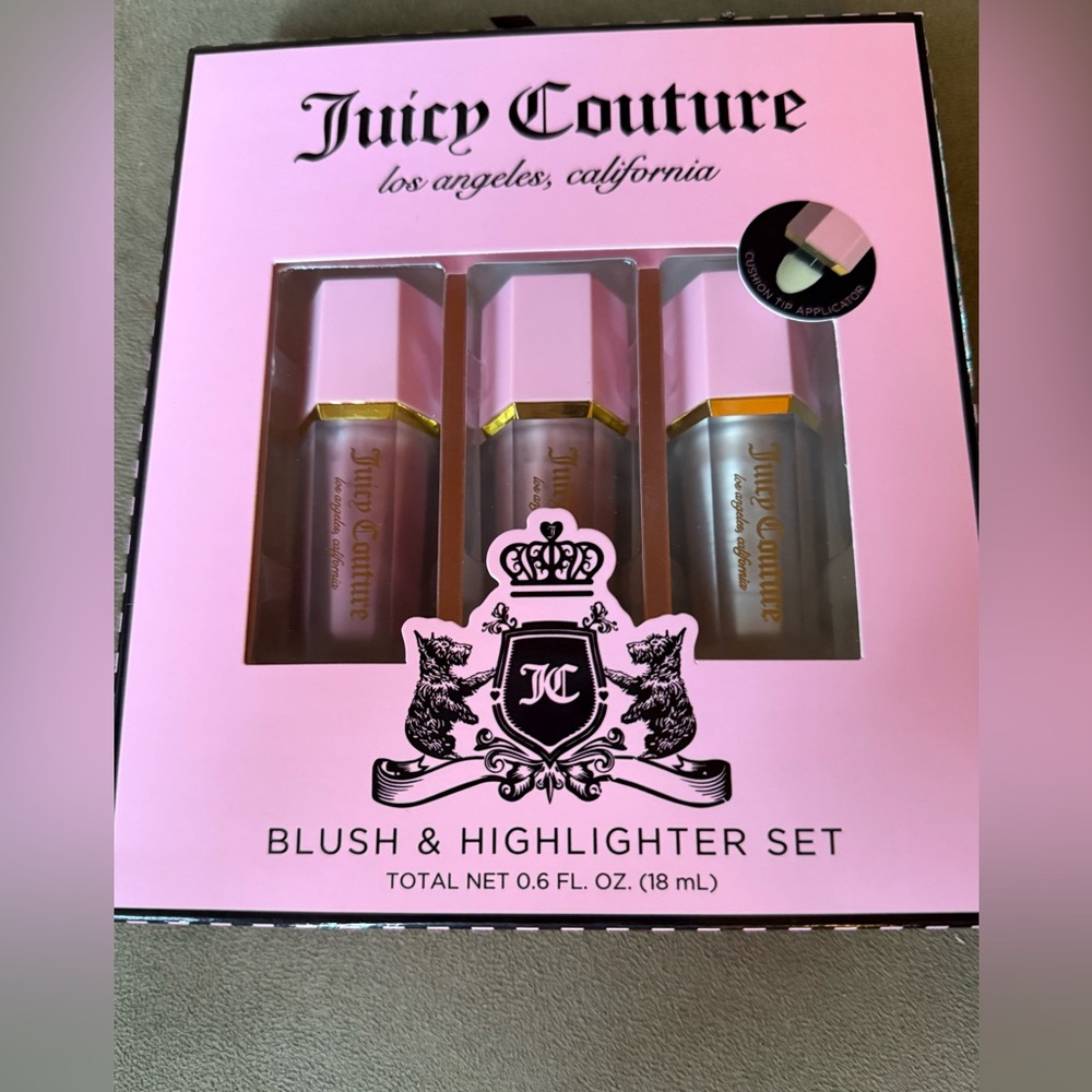 Juicy Couture Blush and Highlighter Set - Gift Set NEW
